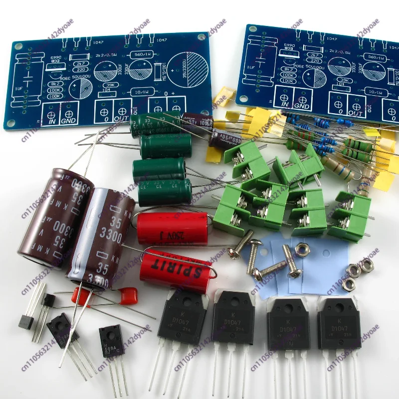 JLH 1969 small armor, two-channel power amplifier parts, with original 2SD718 100-watt power tube