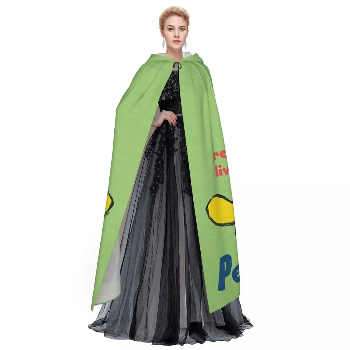 고양이 피트 긴 후드 망토 마녀 중세 의상 코스프레 케이프 할로윈 뱀파이어 성인 유니섹스