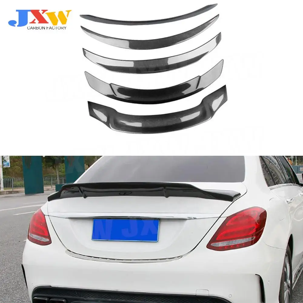 

Carbon Fiber Rear Spoiler Wings for Mercedes Benz C Class W205 C180 C260 4 Door C63 2015-2019 Car Styling