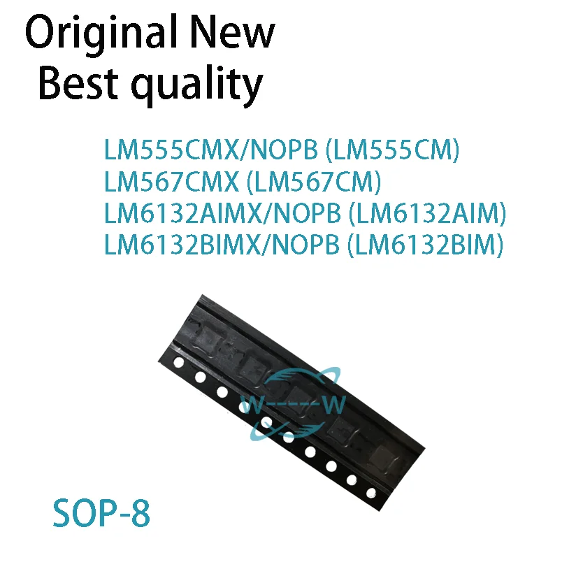 (5 PCS)NEW LM555CMX LM555CM LM567CMX LM567CM LM6132AIMX LM6132AIM LM6132BIMX NOPB LM6132BIM SOP-8 IC CHIP