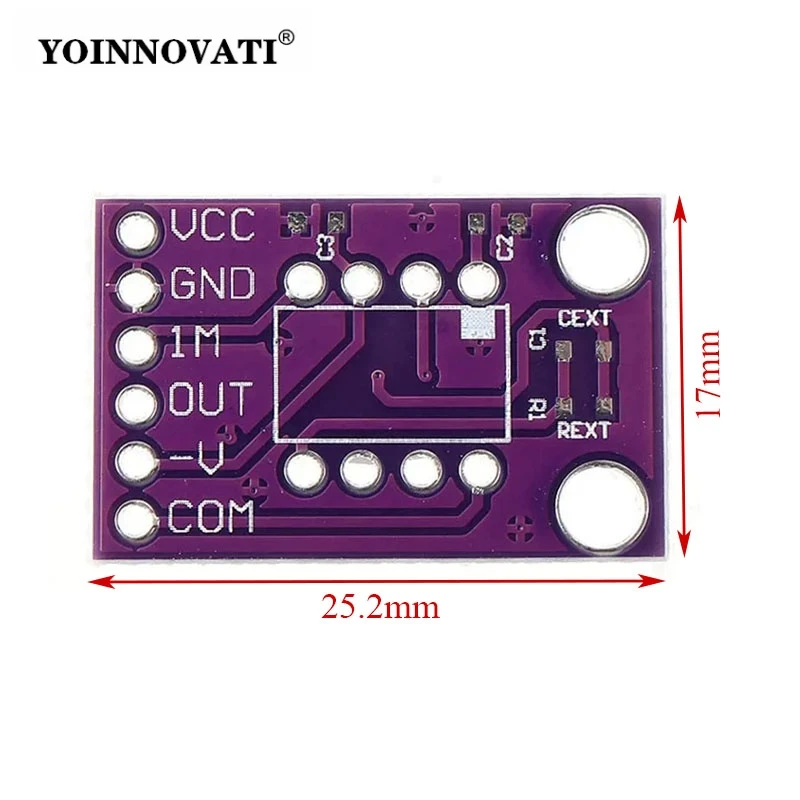 OPT101 Analog Light Intensity Sensor Module 2.7-36V 14kHz, Monolithic Photodiode Illuminance Detector with Amplifier