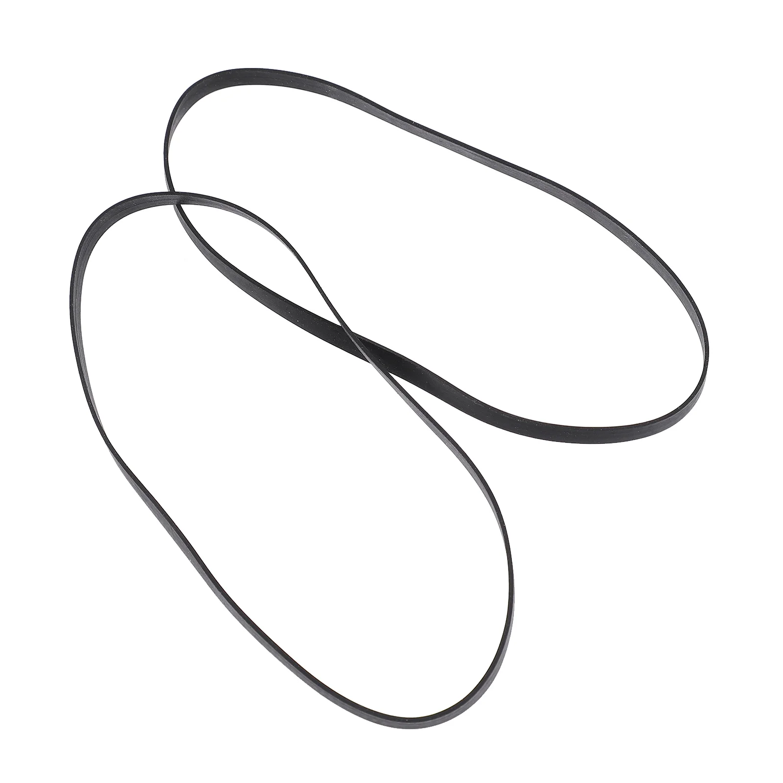 

2 pcs Rubber Phonograph Belt for Vinyl Record Player High Quality Replacement Drive Turntable Suitable Reel Recorder