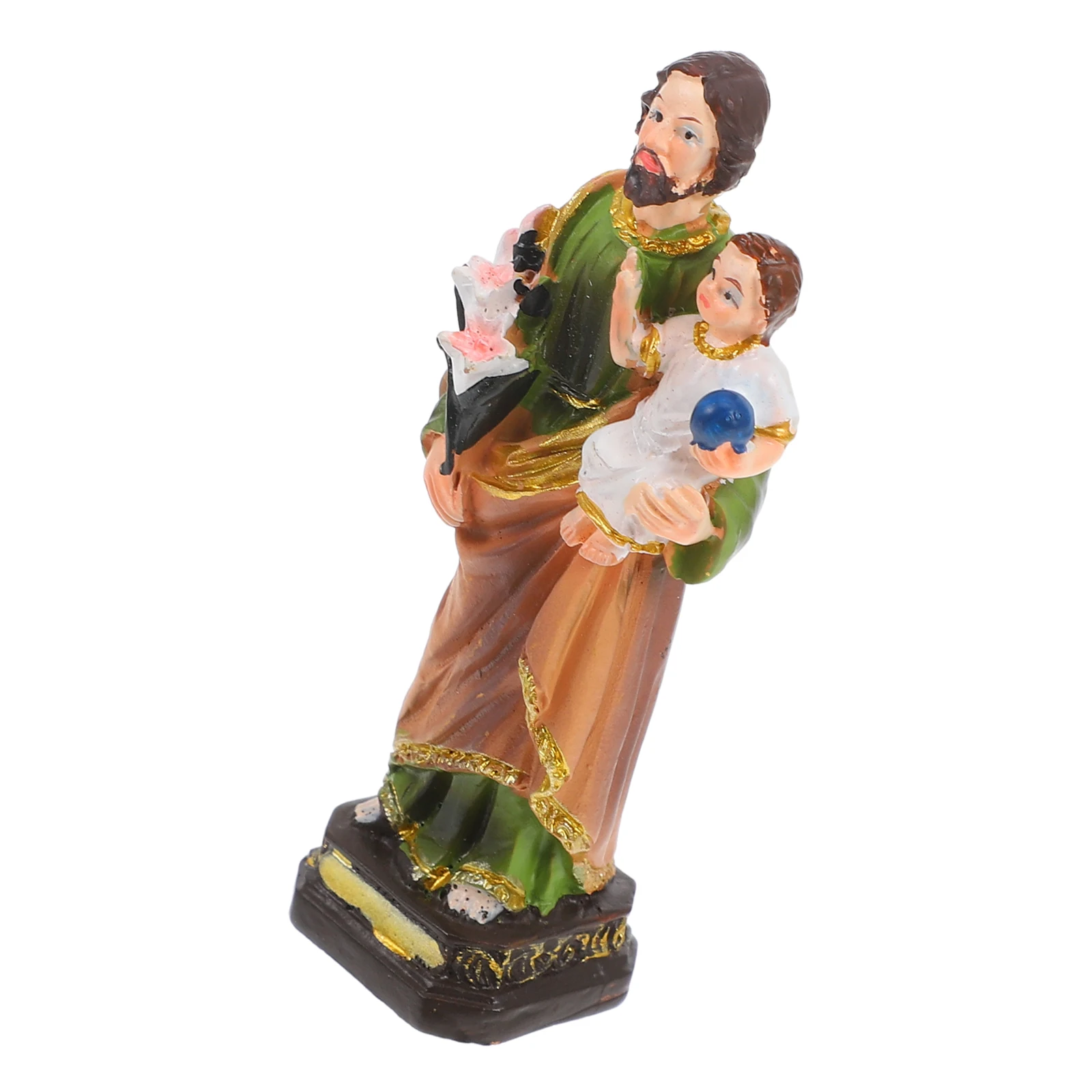 

Resin Jesus Statue Figurine Catholic Statues Home Decoration Christmas Gifts Baptism Favors Small Jesus