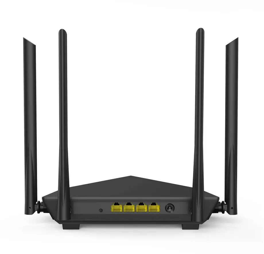 Tenda AC10 1200Mbps Wireless 2.4G+5G WiFi Router AC8/AC11/AC23 DDR3 Gigabit Ports 4*6dBi High Gain Antennas, Smart APP Manage