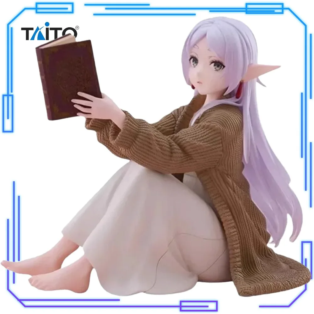 

In Stock Taito Original Genuine Frieren:Beyond Journey's End Desktop Cute Frieren Roomwear Ver 13cm Collection Model Toy Figures