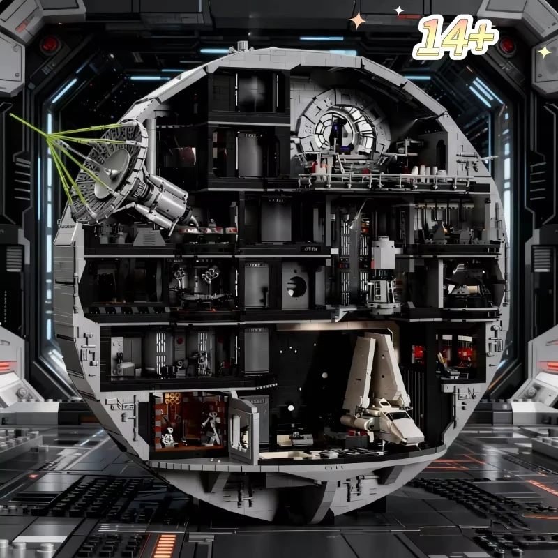 Ultimate Collector Series Death Star Building Block Model 9023PCS Detailed Desktop Ornament DIY Craft Birthday Gifts For Adult - view 6