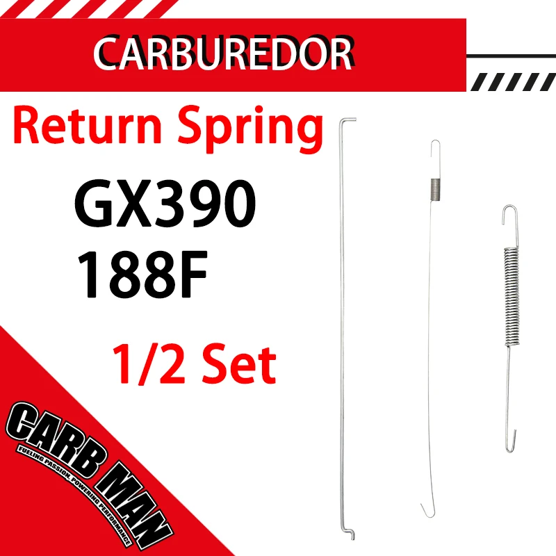 Throttle Accelerator Governor Link Rod Speed Control Spring Return Spring For GX340 GX390 11HP 13HP Gas Oline Engine 188F