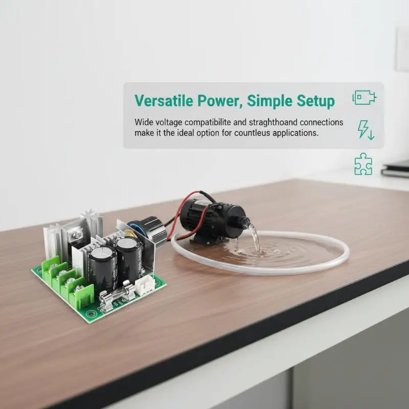 Versatile 13KHZ DC Motor Speed Regulator 12V-40V for Reliable Performance in Motorized Equipment