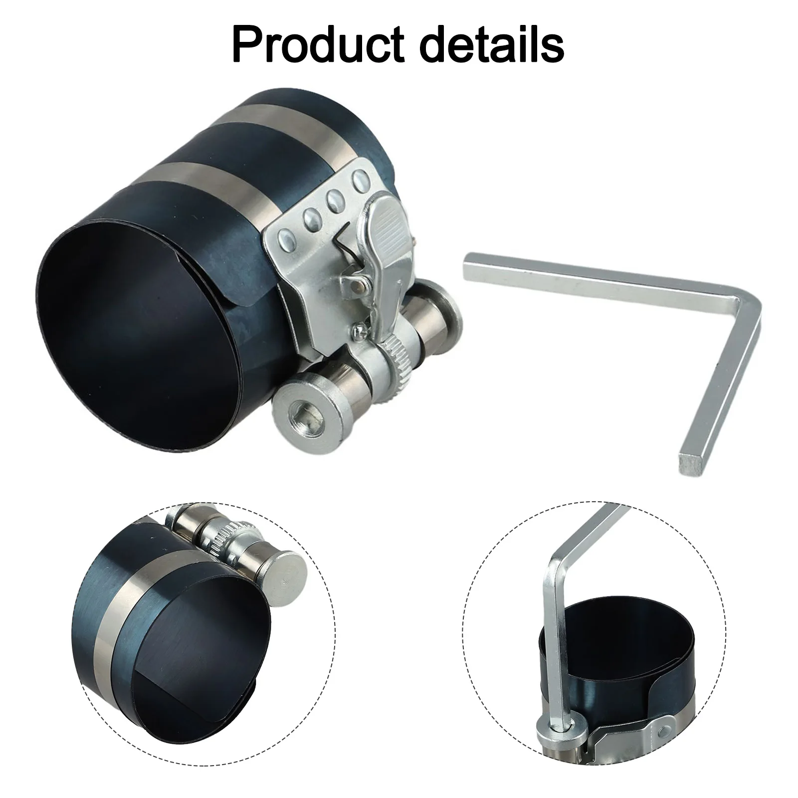 

Инструмент для снятия и установки поршней, регулируемые клещи из марганцевой стали 65, с кнопкой сброса для тракторов