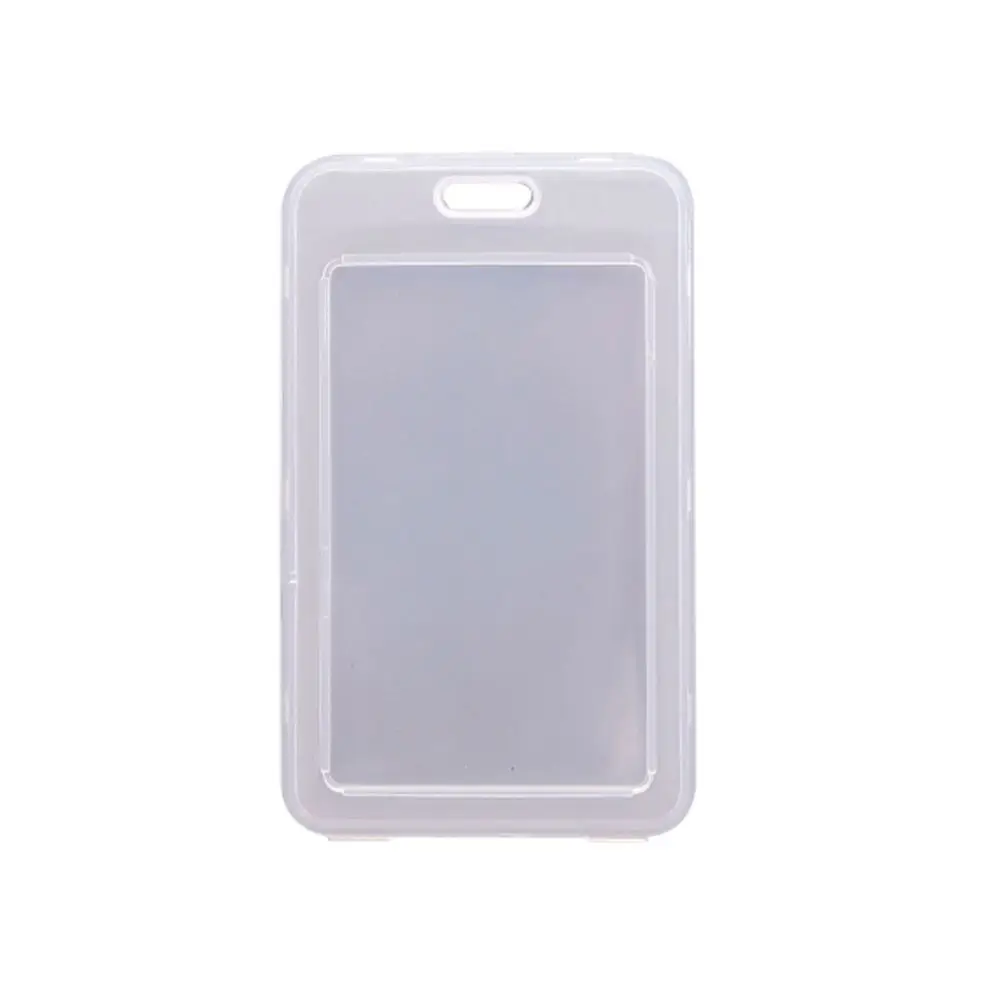 Safety Work Card Holder Plastic Business Card Case Transparent Protection Sleeve IC Card Holder