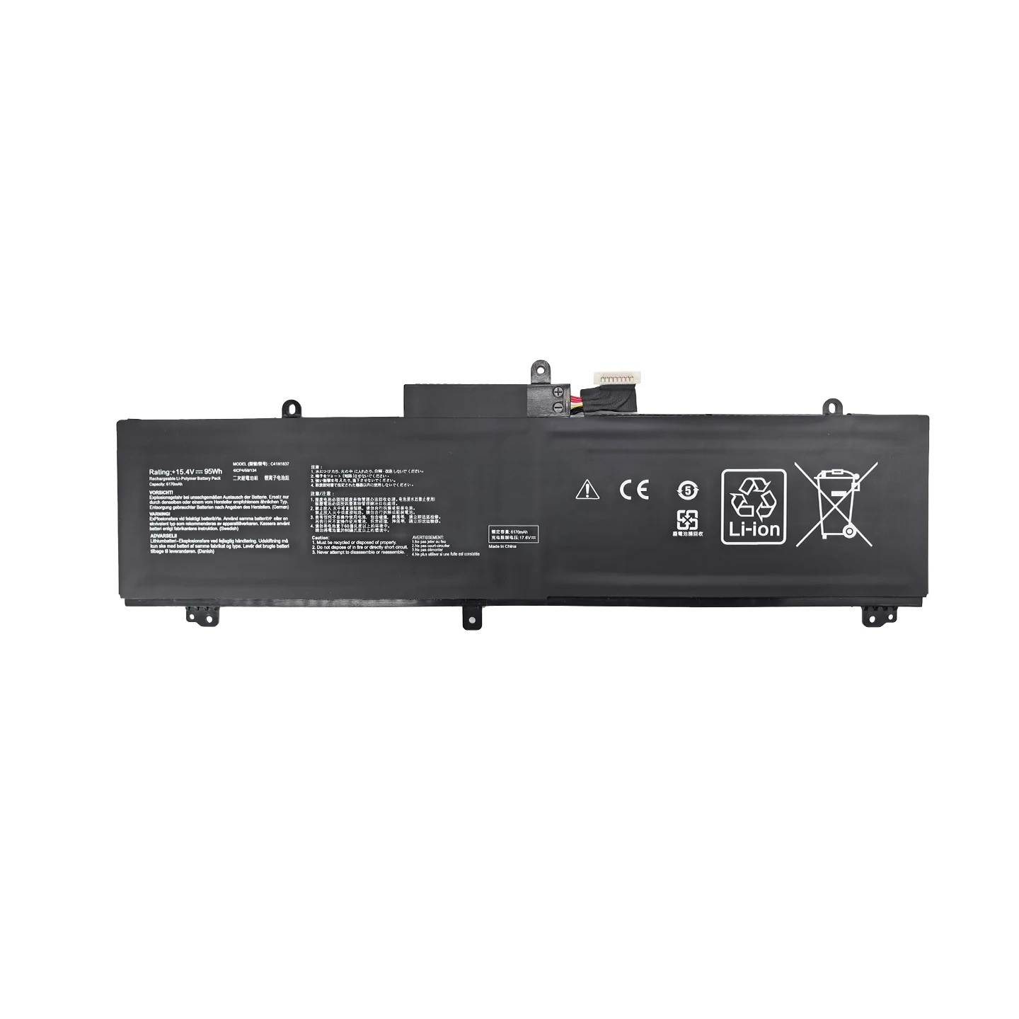 C41N1837 95Wh Higher Capacity Replacement Laptop Battery for Asus ROG Zephyrus S/G/M ProArt StudioBook Pro 15 TUF Dash F15