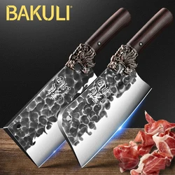 BAKULI Forged knife! A more artistic knife design! High hardness household kitchen knife!