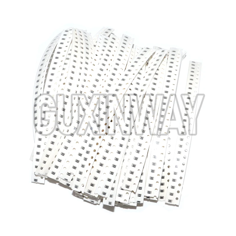 SMD 0603 0805 1500 unids/set resistencias juego surtido (60 valores X 25 uds) 0R-10M Ohm 1% Kit de resistencia de chip de película de alta precisión