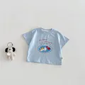 blue t-shirt