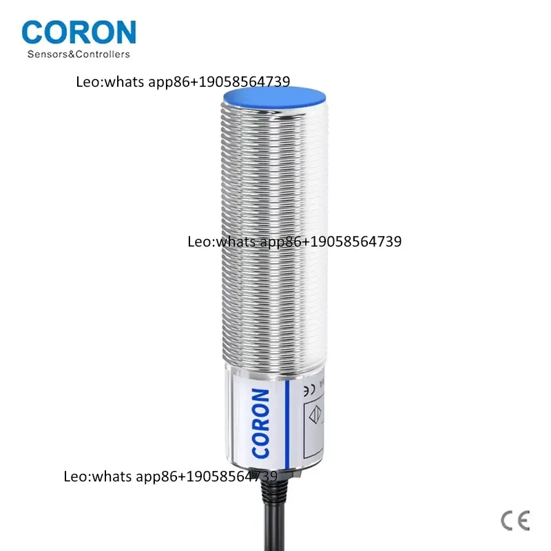 CORON CFJ-A18M-12APA M18 Hall Effect Magnetic Cylinder Position Sensor 10mm PNP NO Proximity Switch 10-30V IP67 Magnet Sensor