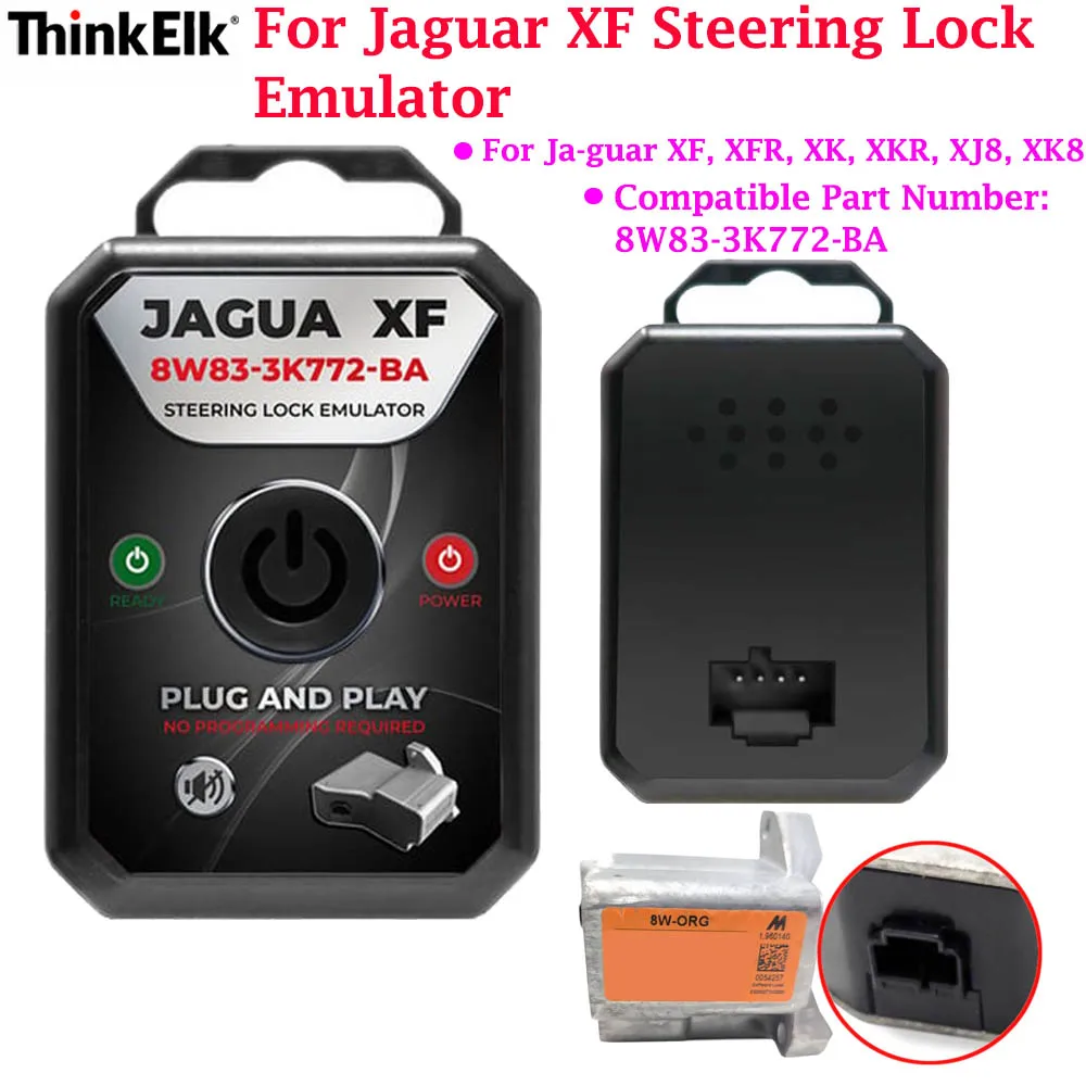 For Jaguar Steering Simulator Emulator For Ja-guar XF, XFR, XK Plug & Play No Programming Required Part Number: 8W83-3K772-BA