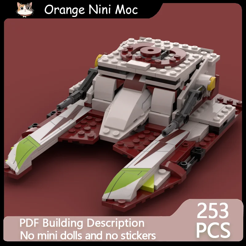 Star Movies Military Aircraft Model DIY MOC Building Bricks Republic Fighter Tank Modular Technology Holiday Assemble Toys Suit