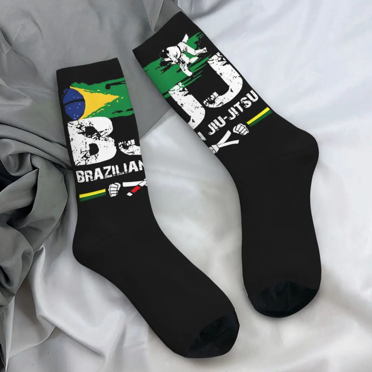 Couple Socks Brazilian Jiu-Jitsu Stockings Autumn Korean Comfortable Socks Pattern Running Non Slip Socks