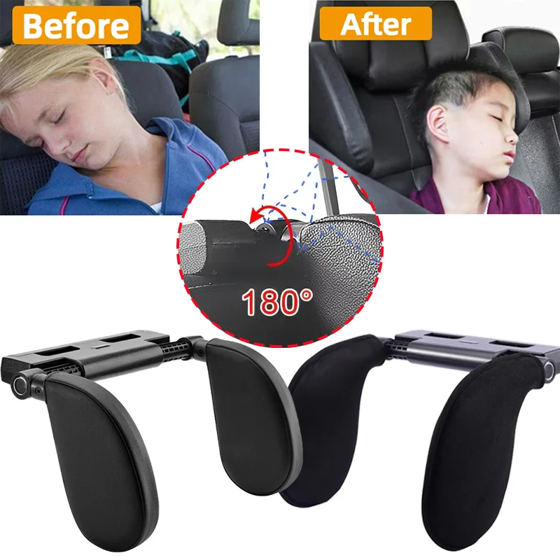 

Car Seat Headrest Adjustable Head Support Pillow Relaxing U Shaped Sleeping Travel Pillows Best Christmas Gift Auto Accessories