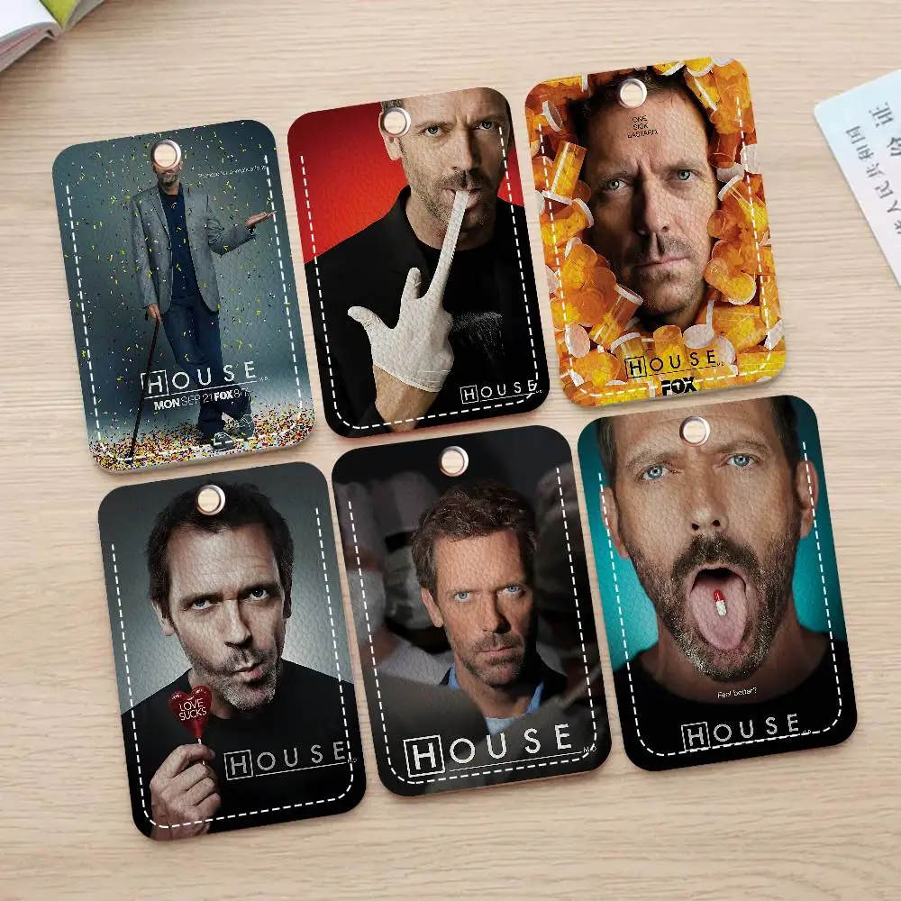 

H-House MD TV Series Keychain Card Holders Keyring Bank Bus ID Credit Cards Key Ring Chains