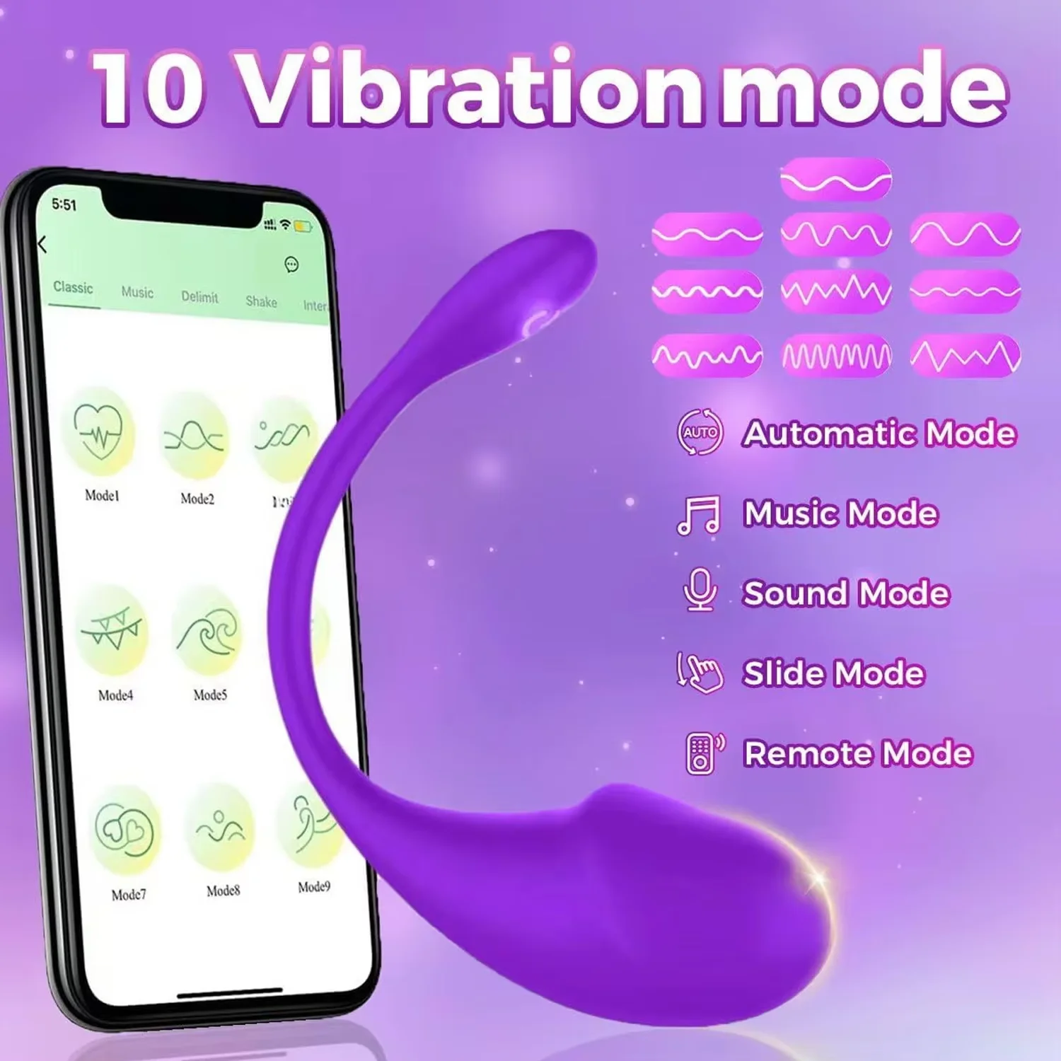 Wireless Bluetooth G Spot Vibrator Anal Vaginal Clit Stimulator Wear Panties Vibrating Egg Dildo Masturbator Sex Toys for Women view 3