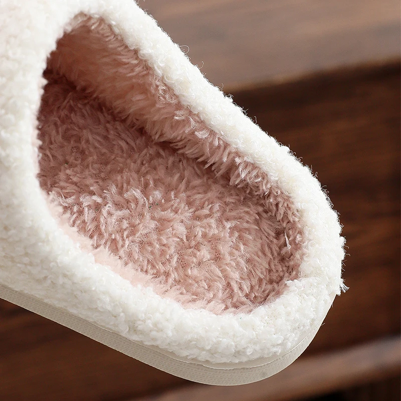 Picture 4: New Cute Rainbow Children's Cartoon Winter Slippers Comfortable Warm House Shoes Girls Kids Indoor Home Fleece Slippers