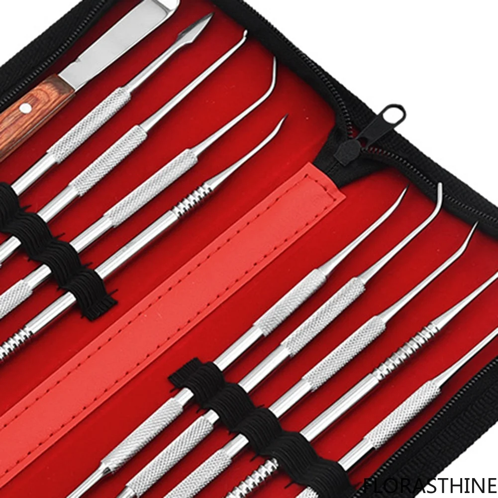 A11I Dental Spatula Plaster Knife Practical Stainless Steel Versatile Teeth Wax Carving Tool Set Wax Sculpting Modeling Tools