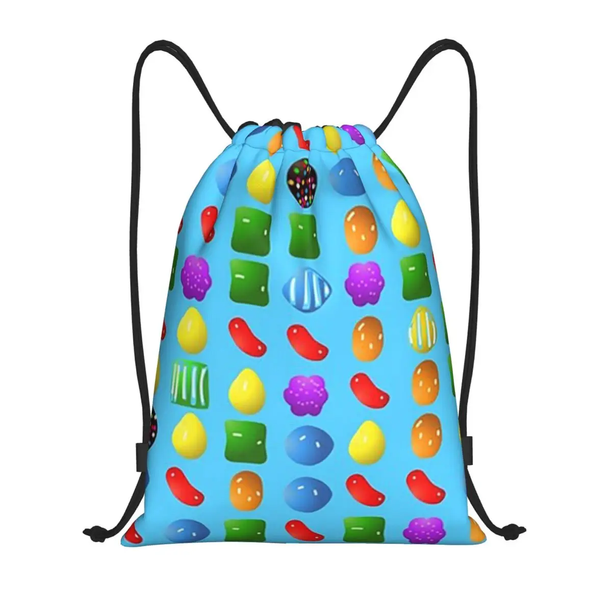 All New Candy Crush Saga Backpacks Casual Drawstring Bags Shoes Bag Book Bags for Man Woman School