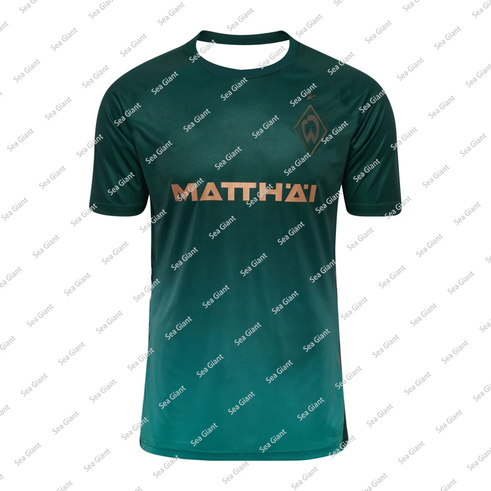 

2025-26 Mens Werder Bremen Short Sleeve Third Football Shirt Youth Kids Training Soccer Uniform Oversized Breathable Cool Jersey