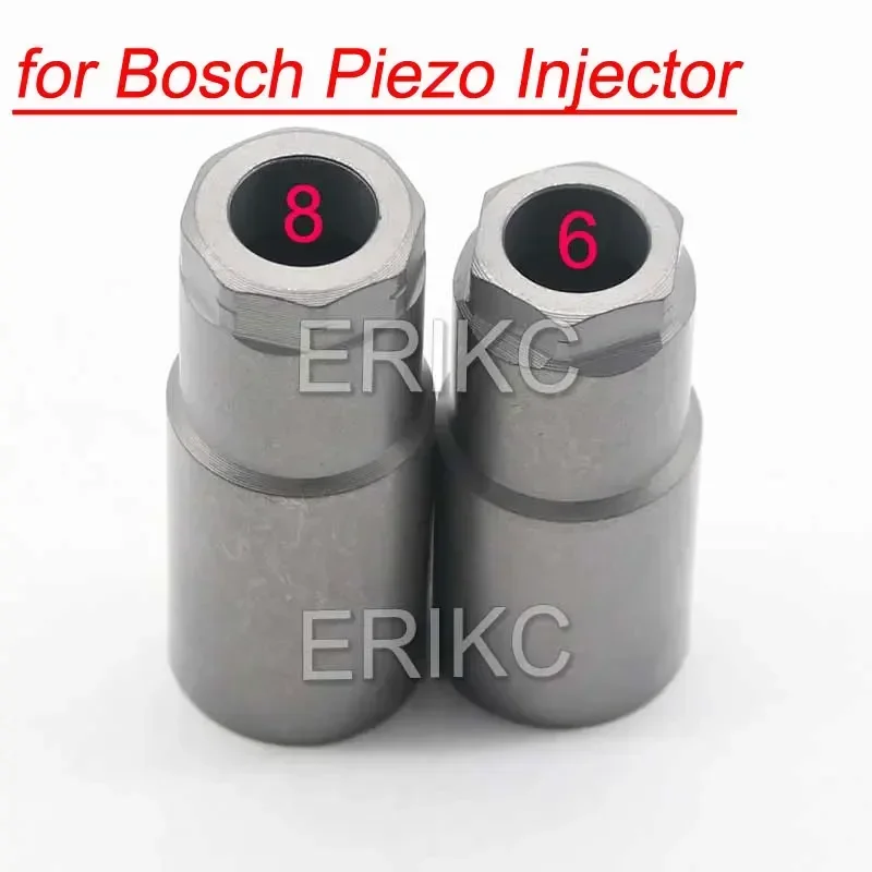 8 and 6 Angles Fuel Common Rail Injector Nozzle Cap Solenoid Nut E1023503 Pump Injector Nozzle Cup for Bosch Piezo Injection