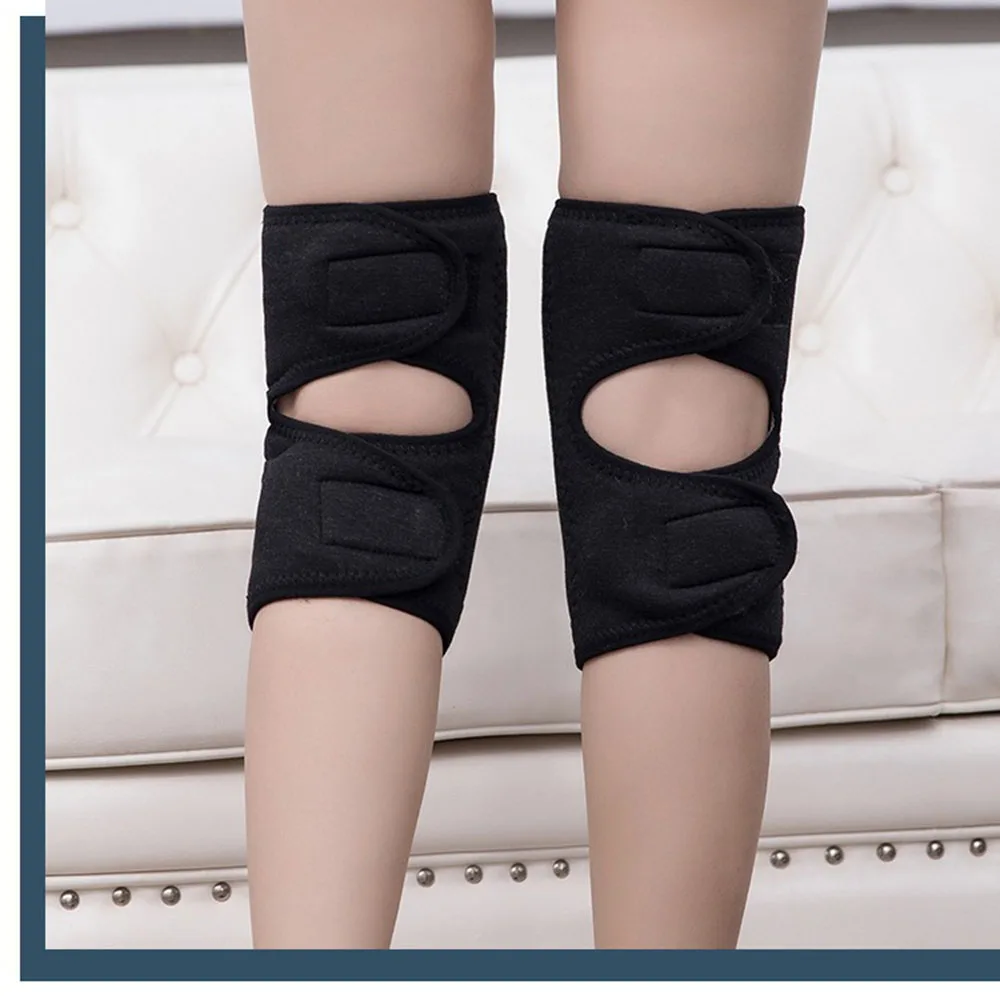 Rodilleras cálidas de invierno para mujeres, calentadores de piernas para hombres mayores, rodillera para artritis de piernas frías, rodillera, Protector de rodilla de piel de conejo