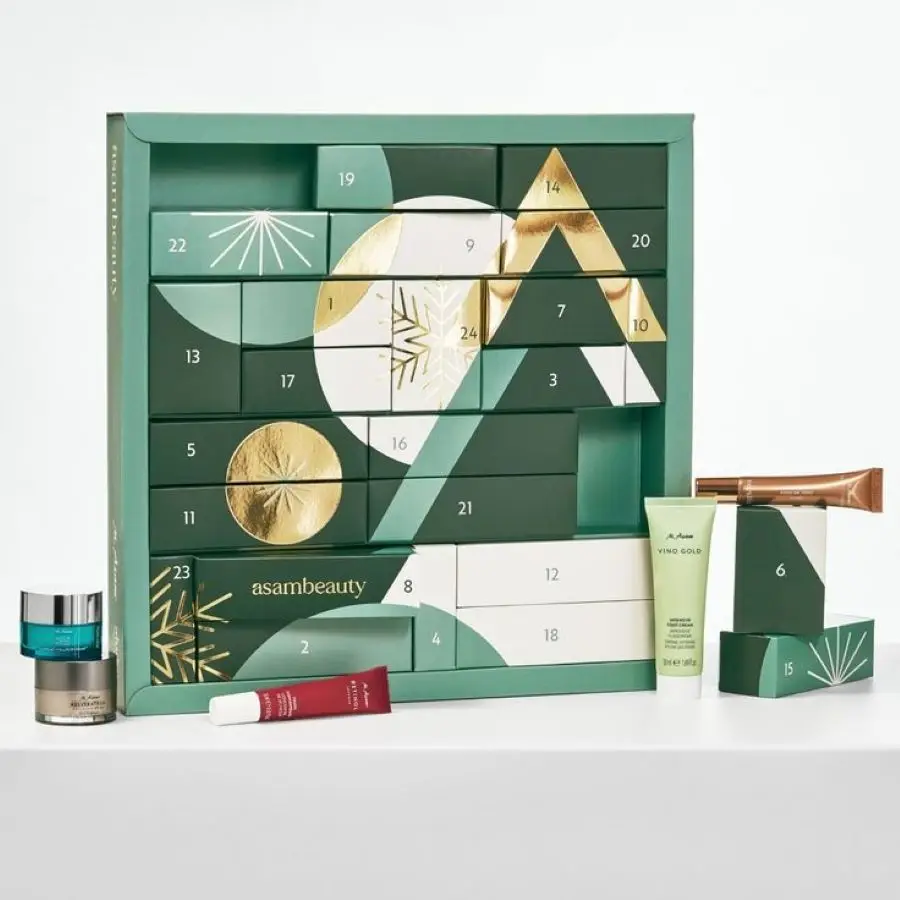 Customized queryWholesale Luxury Custom Logo Empty Advent Calendar Box Packaging Recycled Advent Calendar Box for Eyelashes Empt