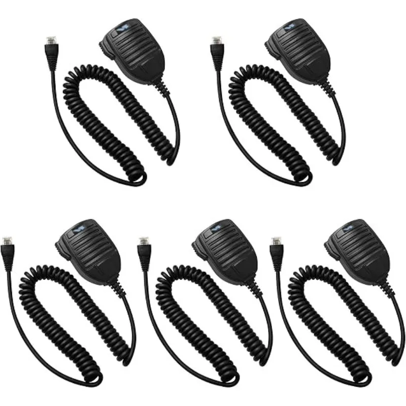 5 micrófonos de mano MH-67A8J de 8 pines para radios Yaesu/Vertex VX-2100, VX-2200, VX-2108, X2500, VX2508, VX2208