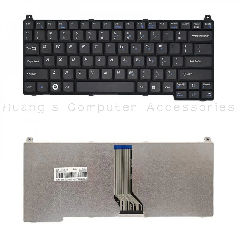 SS+US English Laptop Keyboard For Dell Vostro 1310 1320 1520 M1310 M1510 V1510 PP36S Replacement
