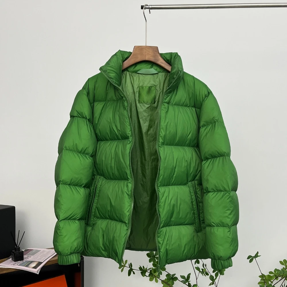 الفاخرة أسفل سترة المرأة العلامة التجارية الأوروبية الأمريكية موضة ملابس خارجية الإناث مصمم أسفل معطف سيدة سترة منفوخة دافئة 2025 جديد #2