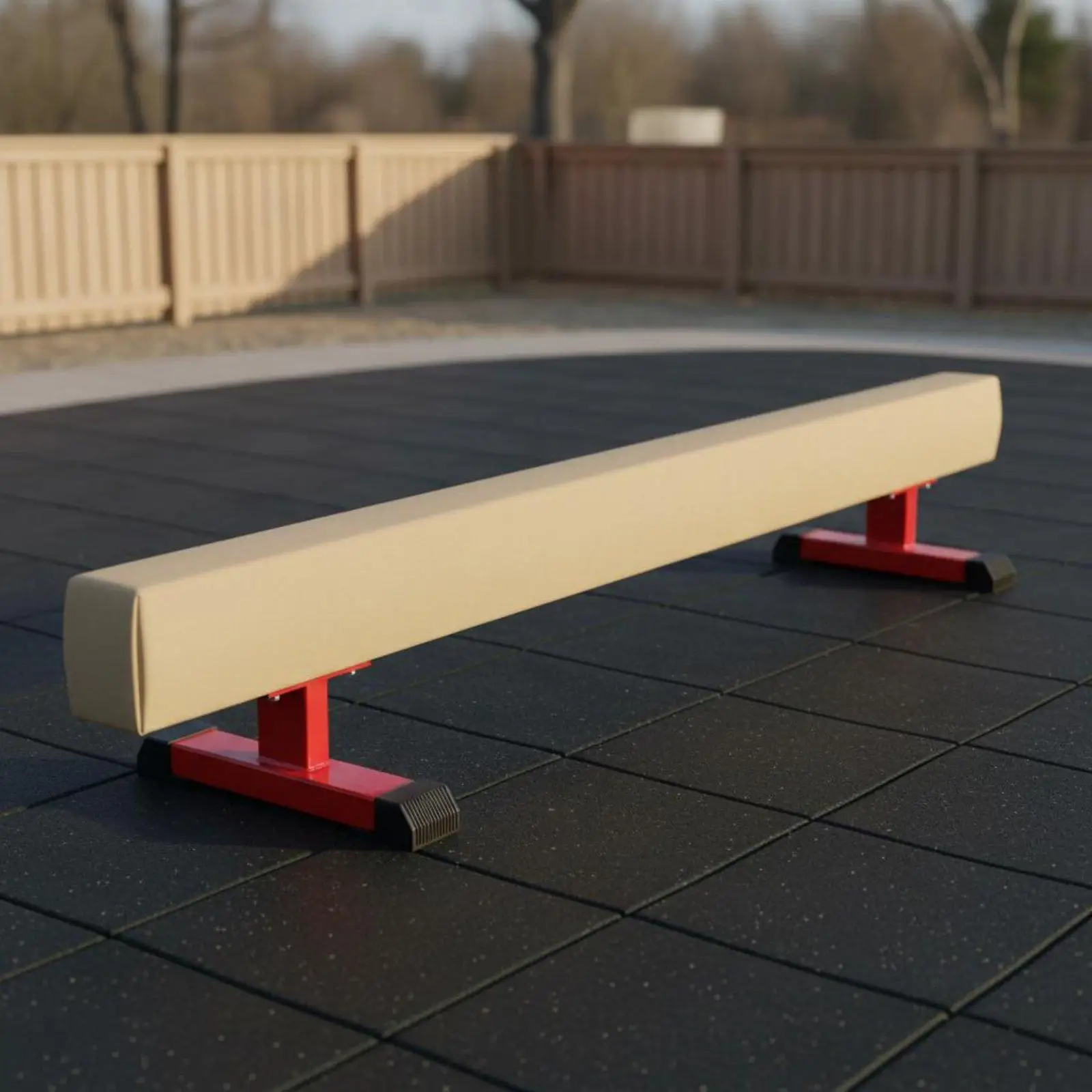 Gym Beam Children Balance Beam Adjustable Height Playset Kids Artistic Gymnastics Training Equipment for Early Learning view 3