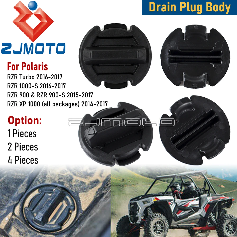 

OEM MPN. 8414694 Twist Floor Drain Plug Body Lid Rocker Panel Cap For Polaris RZR XP 1000 RZR 900/900-S/1000-S RZR Turbo 2014-17