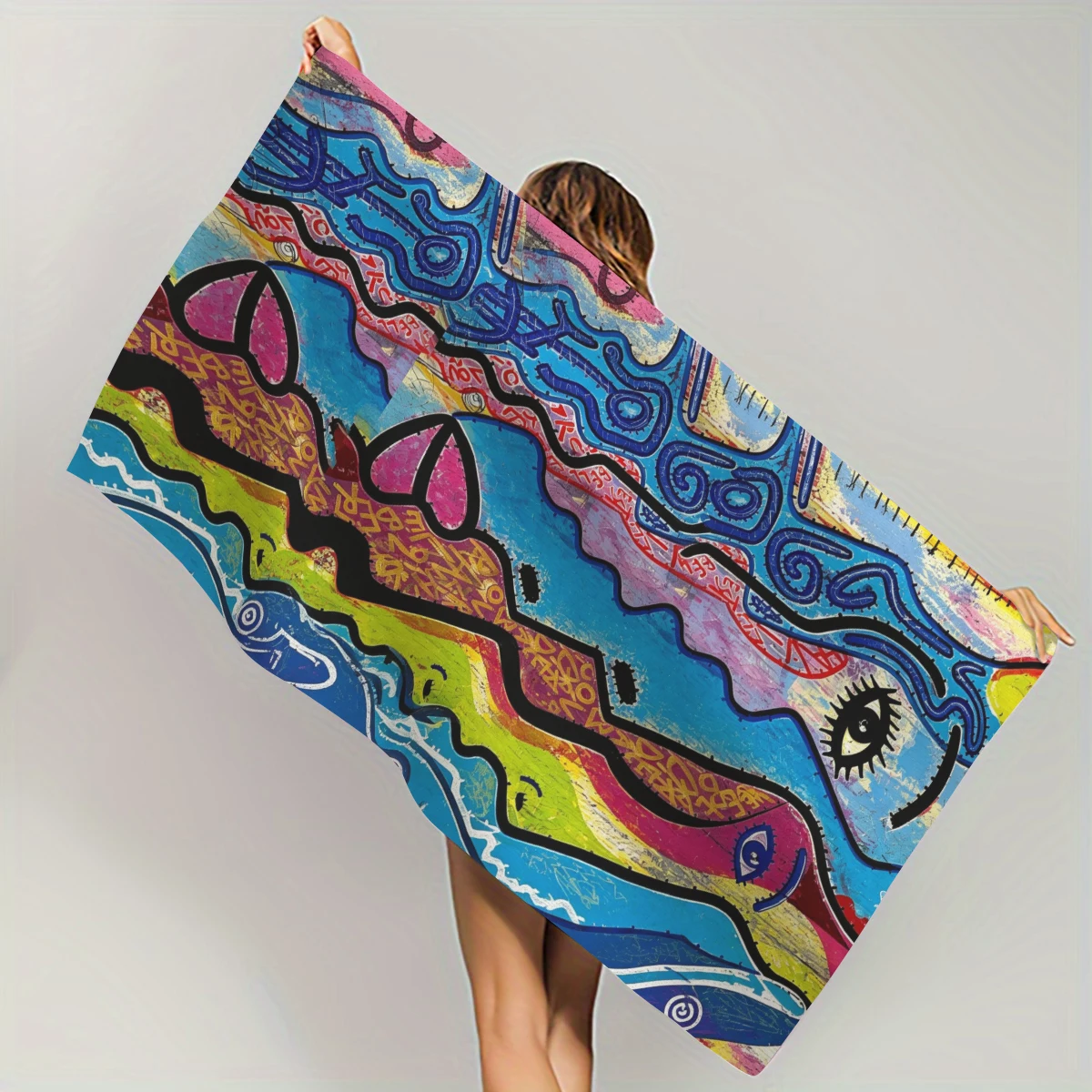 Pilates Yoga Towel - Çok Yönlü Polyester Plaj Havlusu -