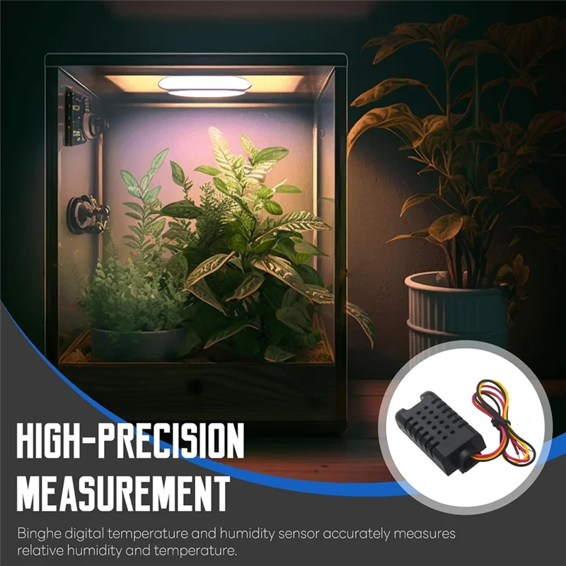 ABNL DHT21/AM2301 Capacitive Digital Temperature And Humidity Sensor, DHT21 Temperature Humidity Sensor Module 2Pack