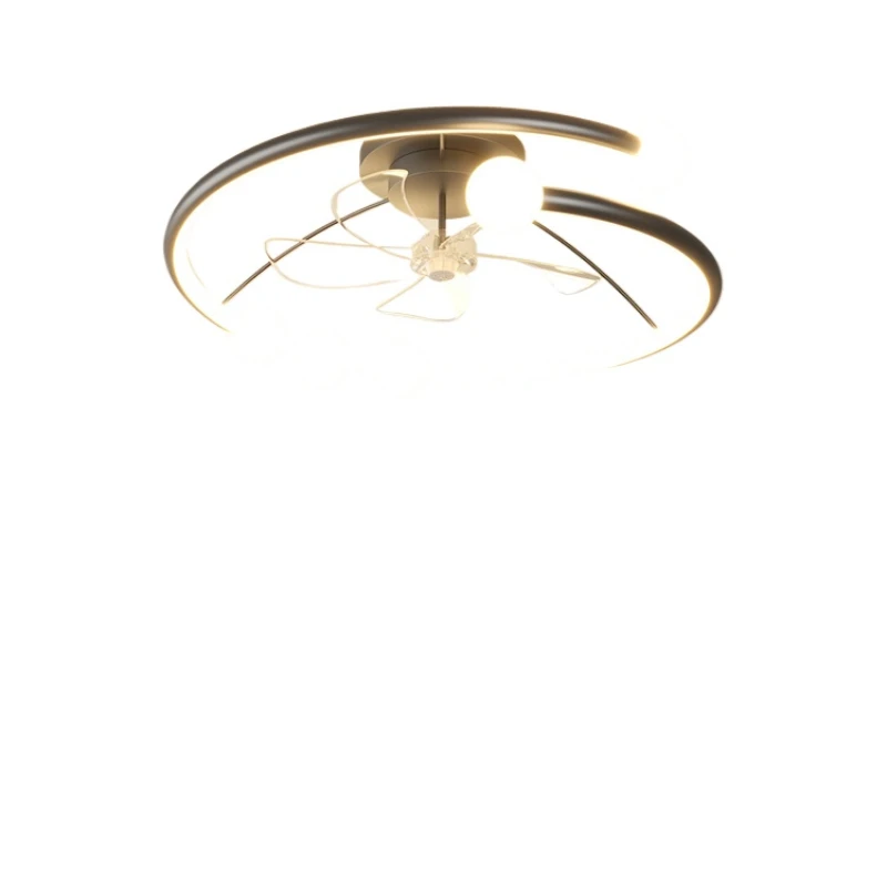 

Minimalist fan ceiling light, modern minimalist master bedroom living room dining room intelligent fan light