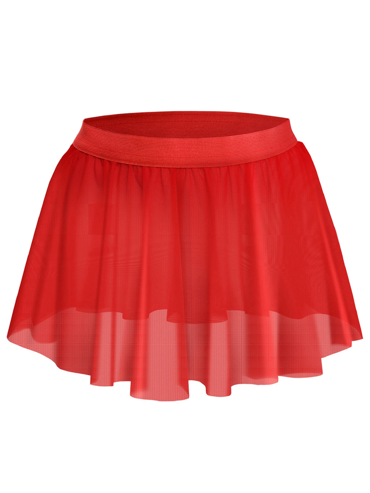 Men's Sheer Mesh Ultra Thin Mini Skirt