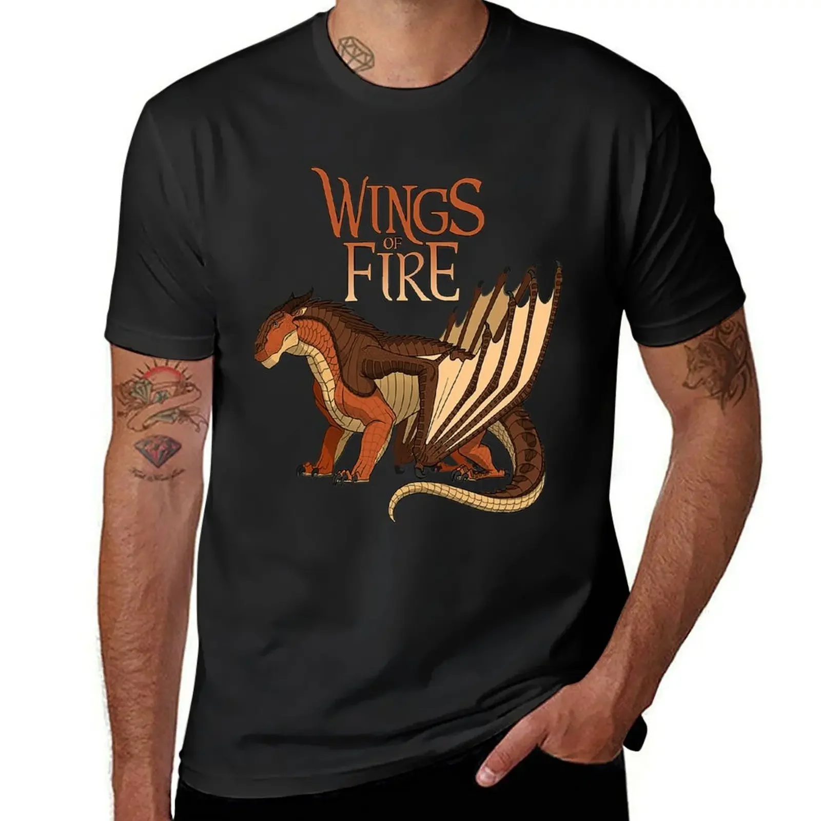 Glory Fantasy Rainwing Wings Of Fire Clay Dragon Retro Vintage T-Shirt anime clothes custom t shirt man t shirt men clothes