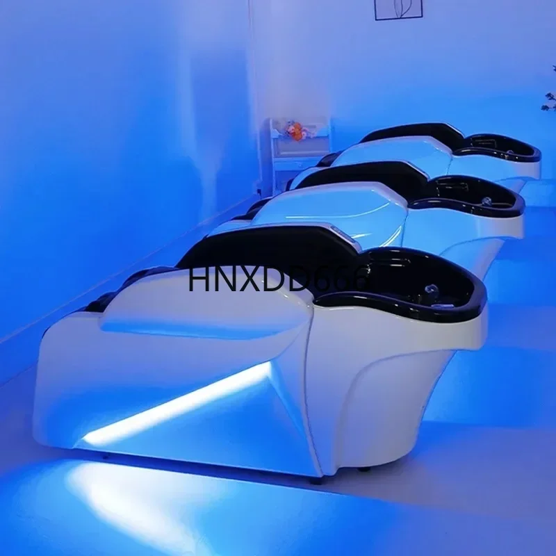 Water Circulation Shampoo Bed Spa Chair for Beauty Salon with Basin Bowl