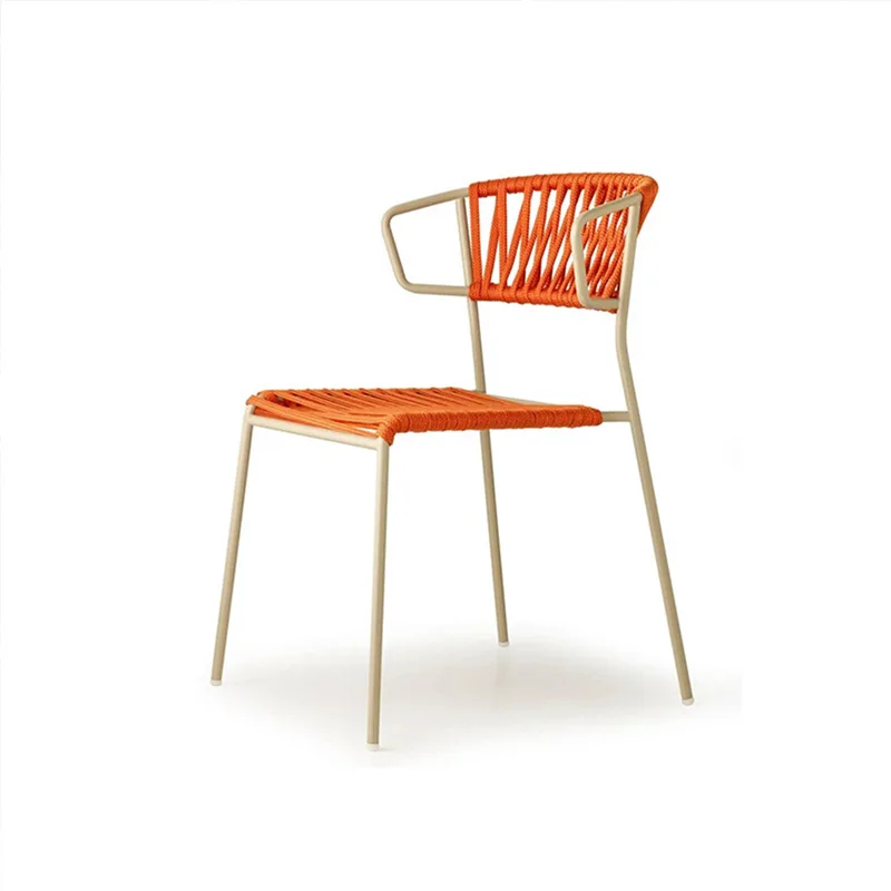 Outdoor Tables And Chairs Courtyard Leisure Single Dining Chair Balcony Small Table And Chairs Internet Celebrity Rattan Chair T