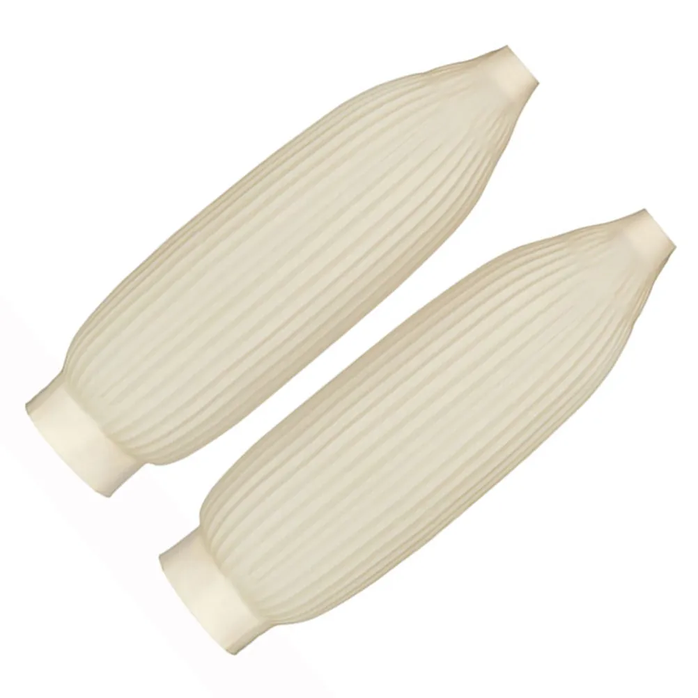 1Pair Cleaning Sleeves White 40Cm Oilproof Arm Sleeves Waterproof Protective Cover for Kitchen Work Oversleeve