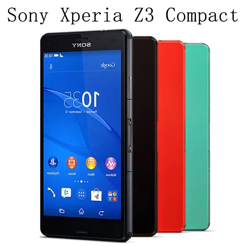 Sony Xperia Z3 Compact D5803 4G Telefon komórkowy Wersja japońska 2 GB + 16 GB 4,6 \'\' 20,7 MP Snapdragon 801 Ośmiordzeniowy oryginalny smartfon