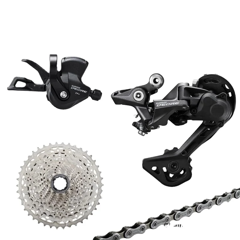 SHIMANO DEORE M5100 M5120 11Speed Bike Groupset Bicycle Shifter Rear Derailleur Cassette 50 51 52T Chain parts for mountain bike