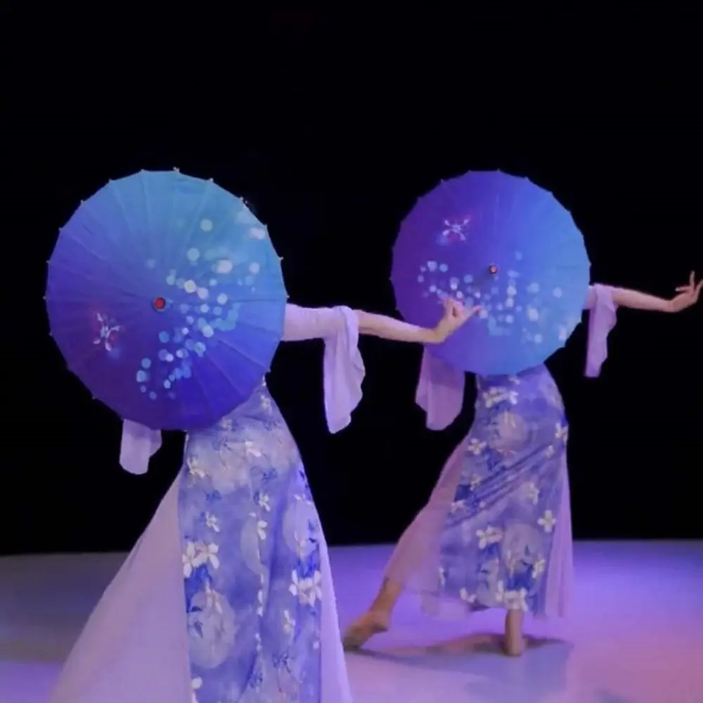 عالية الجودة الصينية العتيقة نمط مزيتة ورقة مظلة 10 ألوان 56 سنتيمتر ازياء التصوير مظلة زهر الياسمين الرقص الدعامة #1