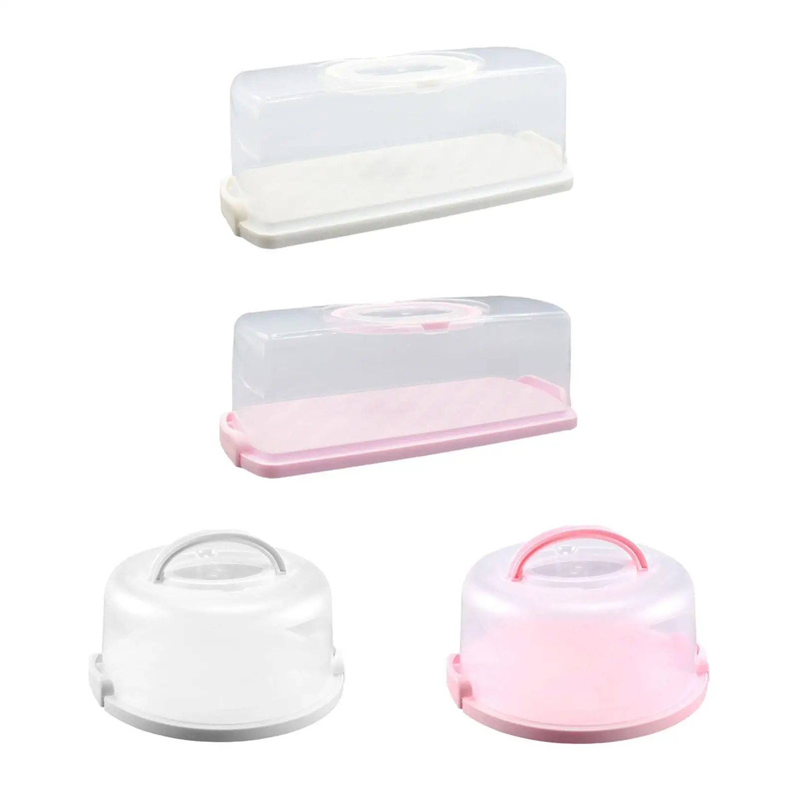 Cake Holder Cake Container Desserts Muffin Tart Cookie Dessert Keeper, Pie Cake Carrier with Lid for Camping Fruits Kitchen