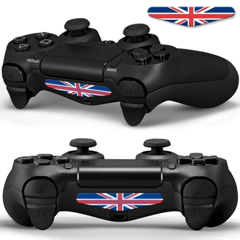 P5ED 1PC Handle Sticker For   4 Game Controller Light Bar PVC Decals